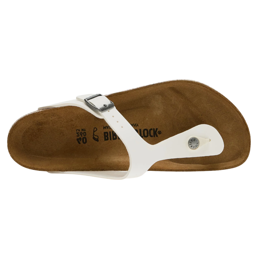 Birkenstock Gizeh Birko-Flor Wit Dames Slipper