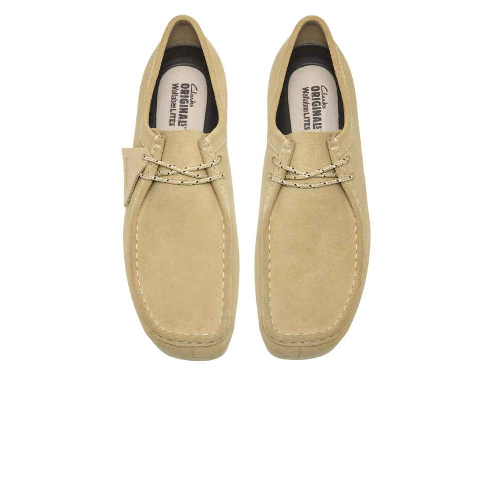 Clarks Wallabee Lite Suède Beige Heren Schoen