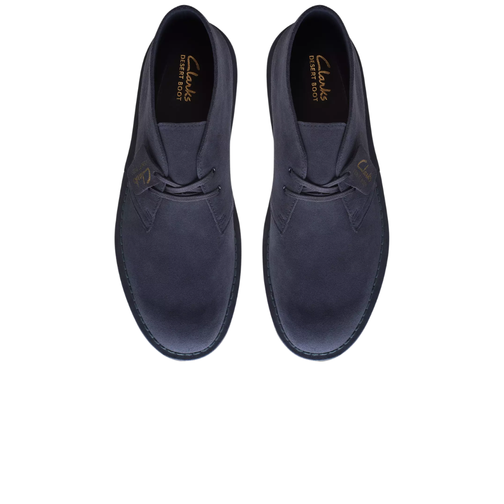 Clarks Desert Boot Evo Navy Suède Heren Schoen