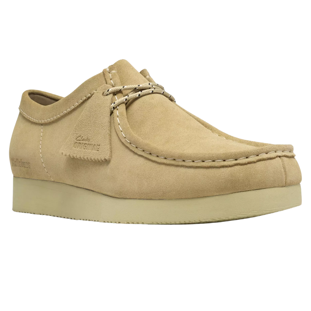 Clarks Wallabee Lite Suède Beige Heren Schoen