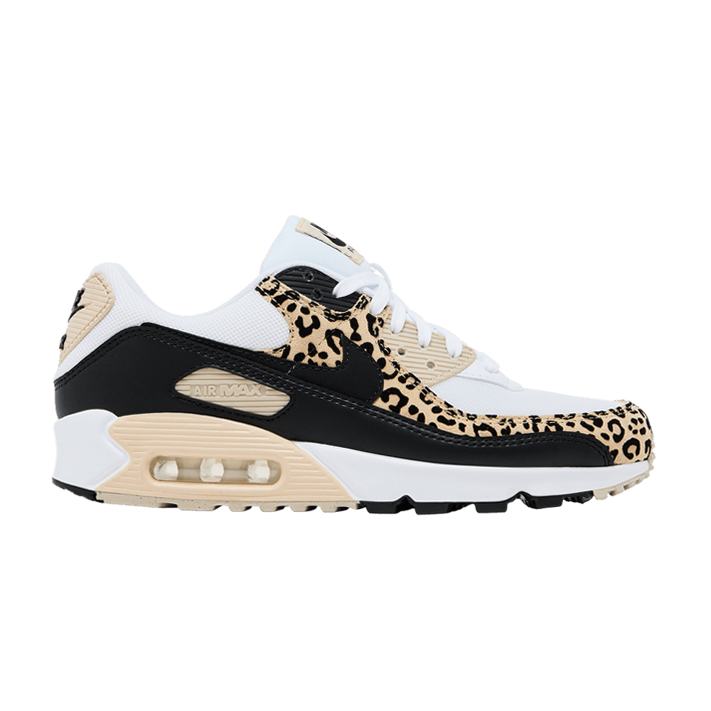 Nike Air Max 90 Leopard Sanddrift Black Beige Dames Sneaker