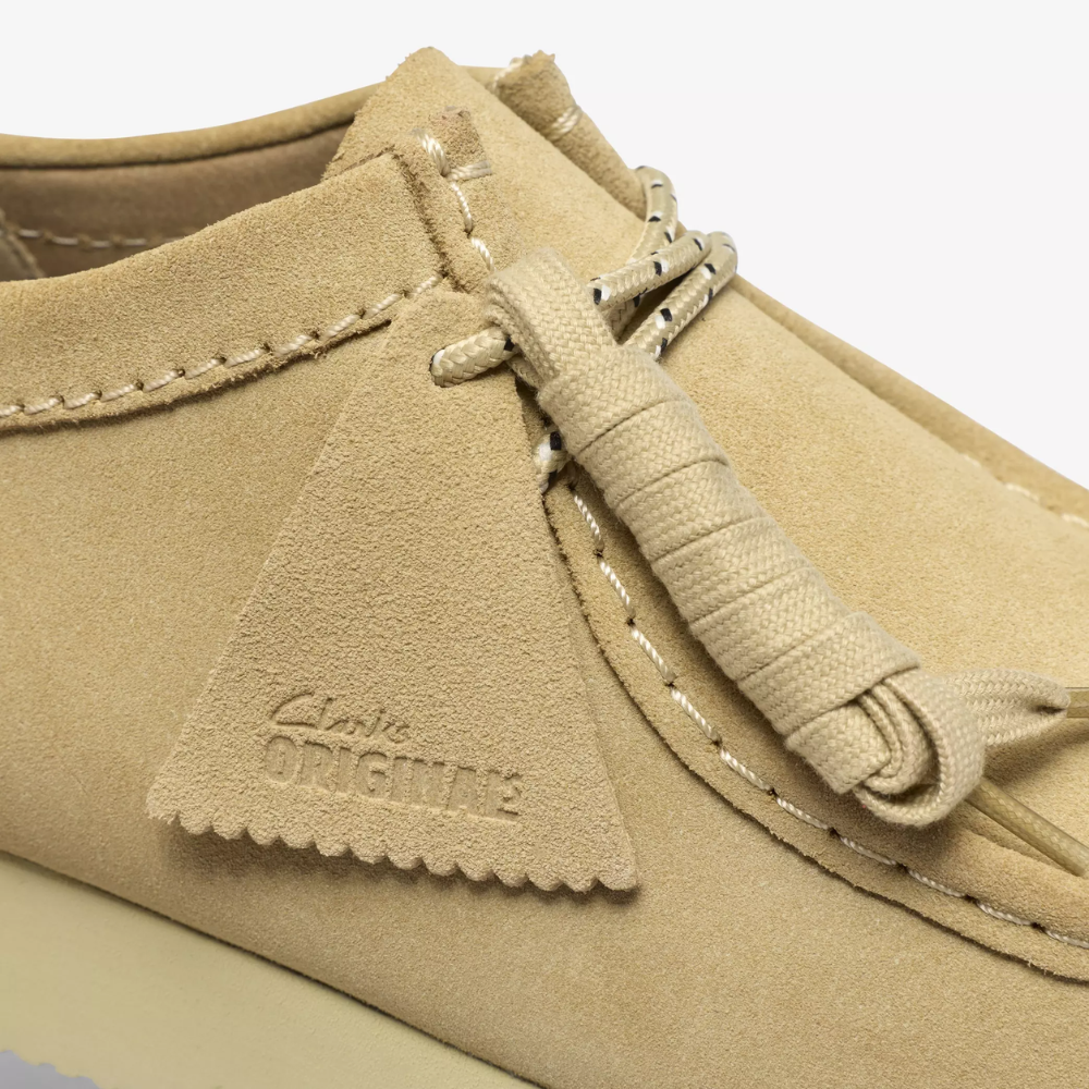Clarks Wallabee Lite Suède Beige Heren Schoen