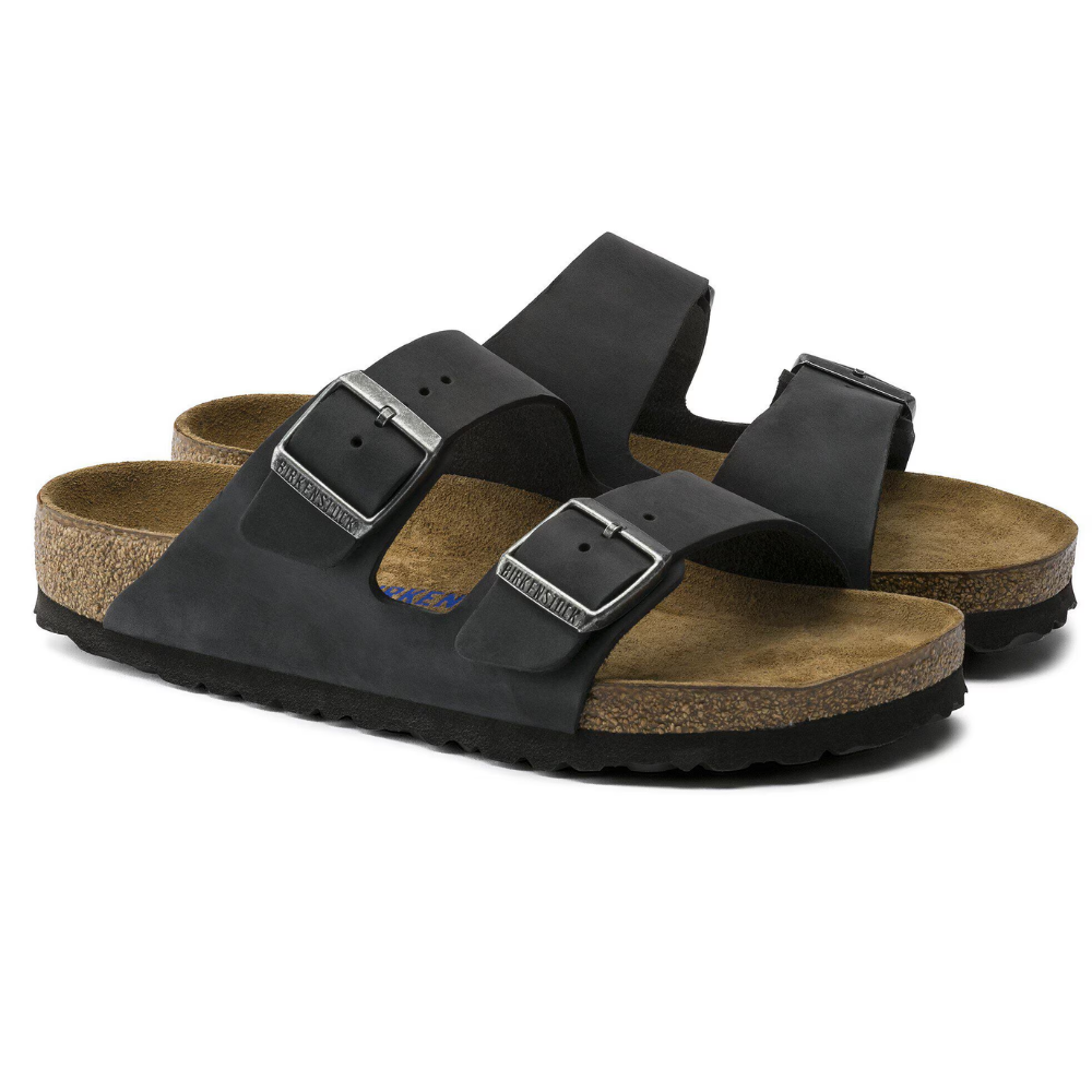 Birkenstock Arizona Soft Footbed Zwart Normaal Voetbed Heren Slipper