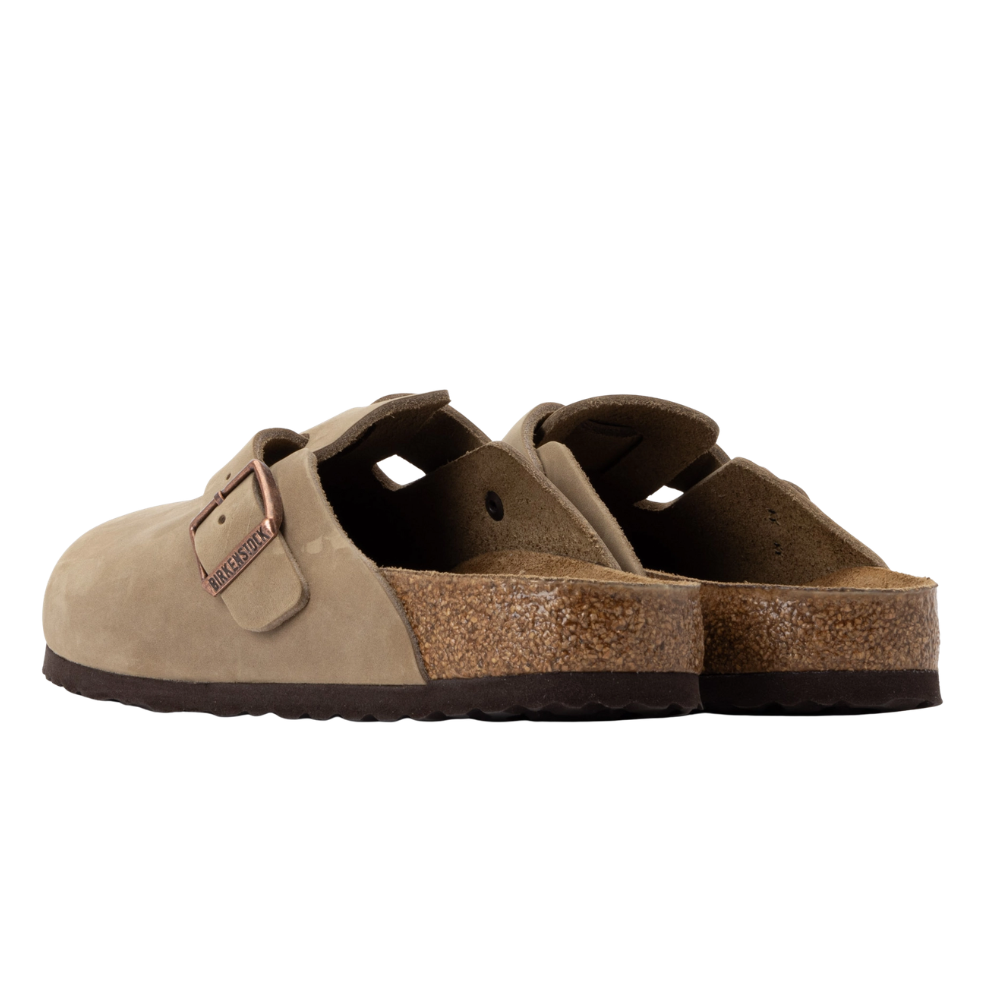 Birkenstock Boston Bruin Smal Voetbed Unisex Instapper