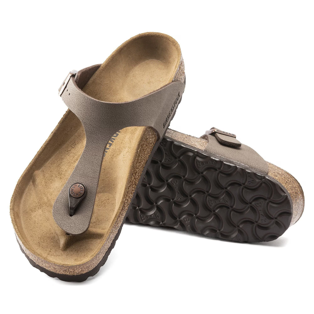 Birkenstock Gizeh Mocha Bruin Normaal Voetbed Dames Slipper