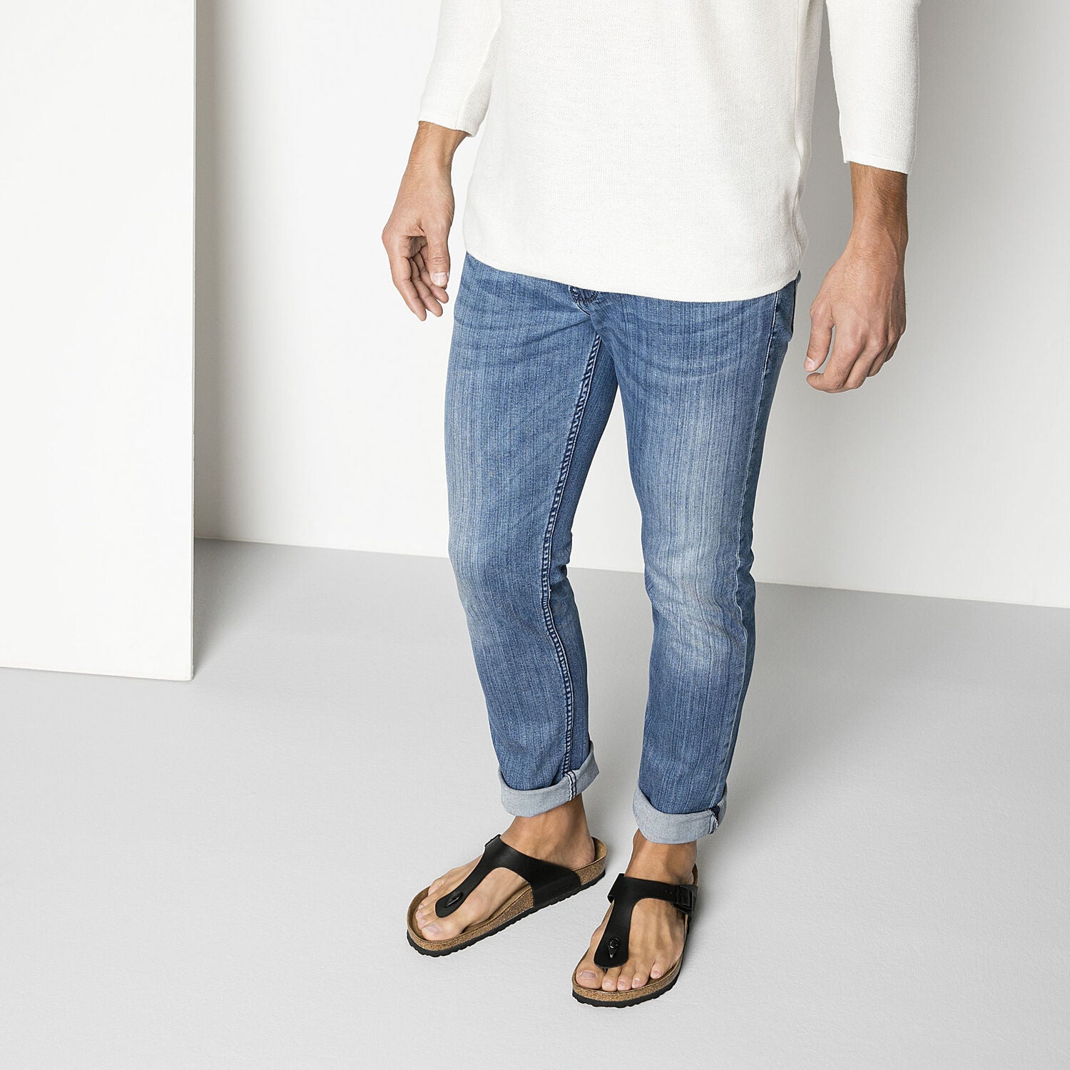 Birkenstock Gizeh Zwart Normaal Voetbed Dames Slipper
