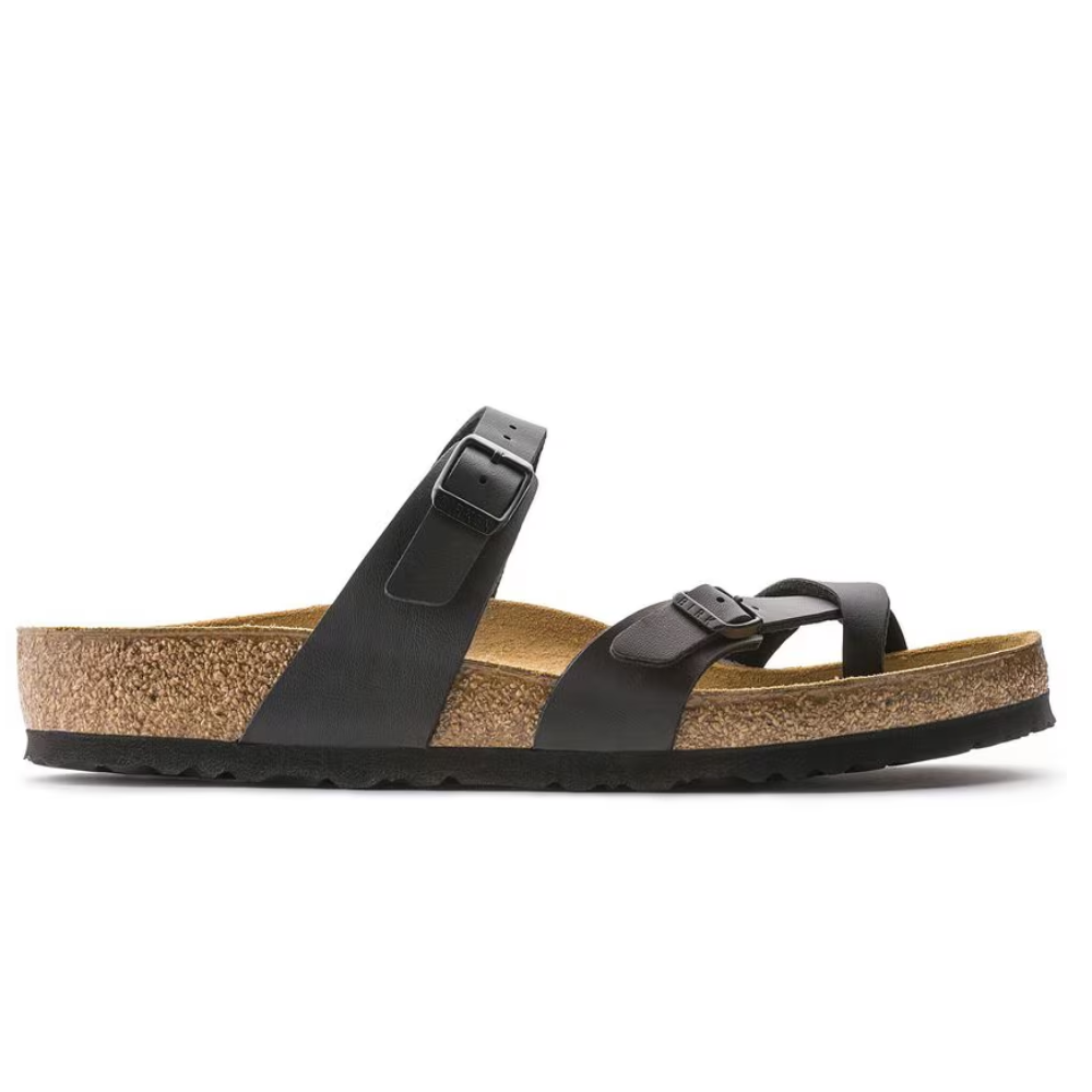 Birkenstock Mayari Zwart Normaal Voetbed Dames Slipper
