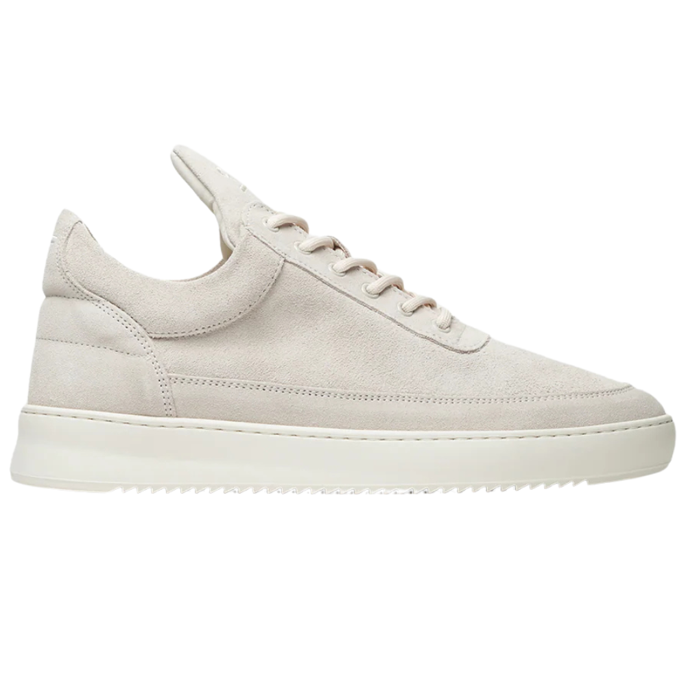 Filling Pieces Low Top Suede Organic Off White Heren Sneaker