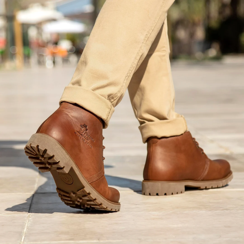 Panama Jack Bota Panama C10 Grass Leren Heren Enkellaars