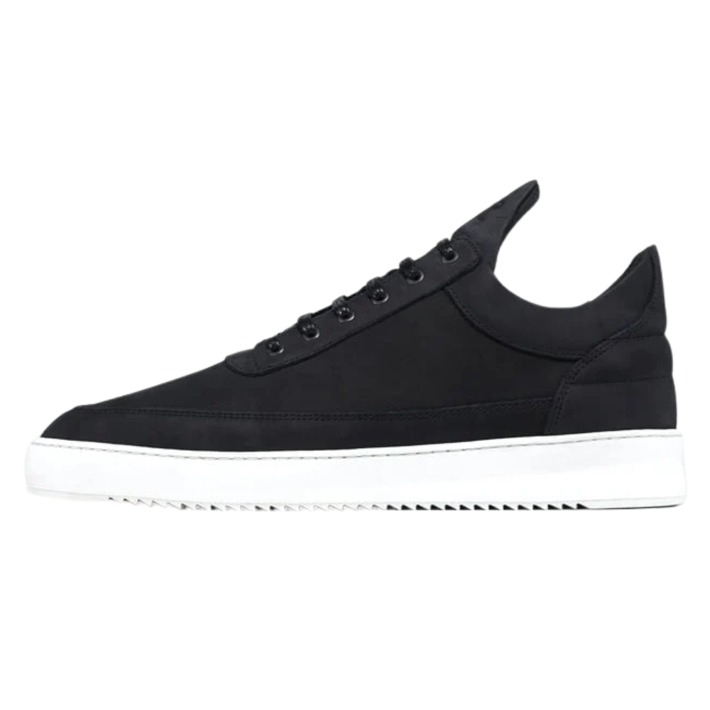 Filling Pieces Low Top Ripple Basic Black White Heren Sneaker