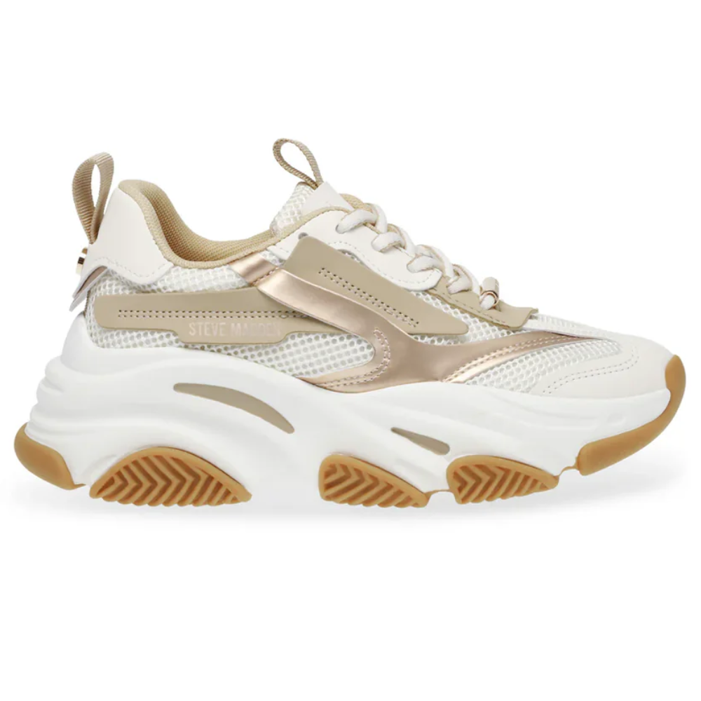 Steve Madden Possession-E Coconut Beige Dames Sneaker