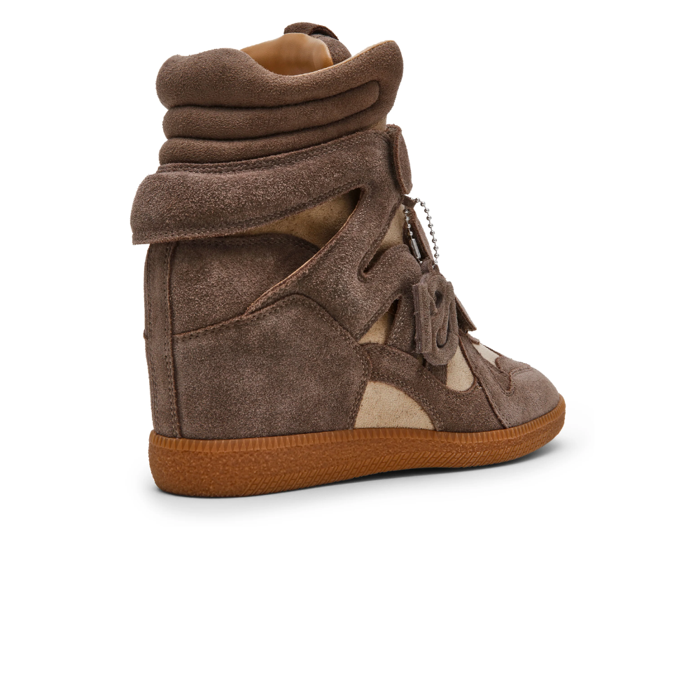 Steve Madden Mavis Taupe Suède Beige Dames Sneaker