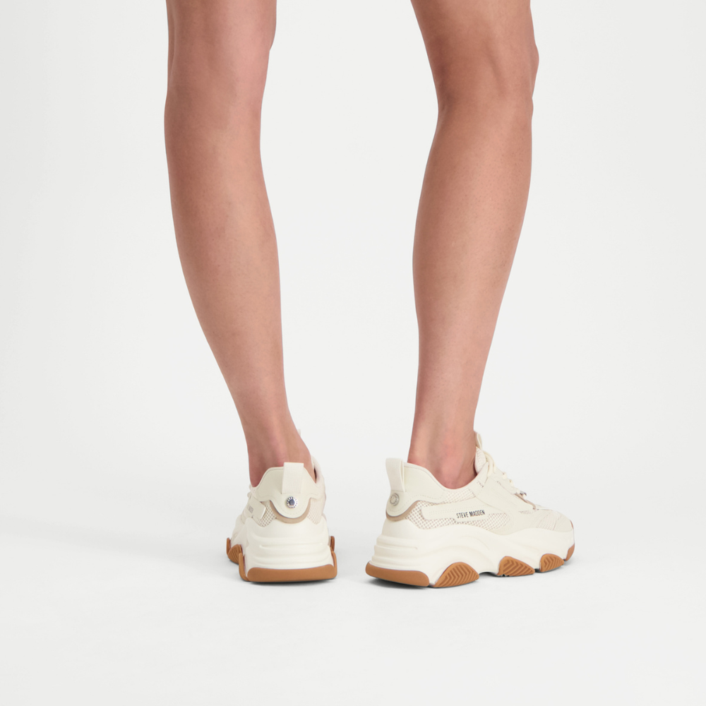 Steve Madden Possession-E Wit Dames Sneaker
