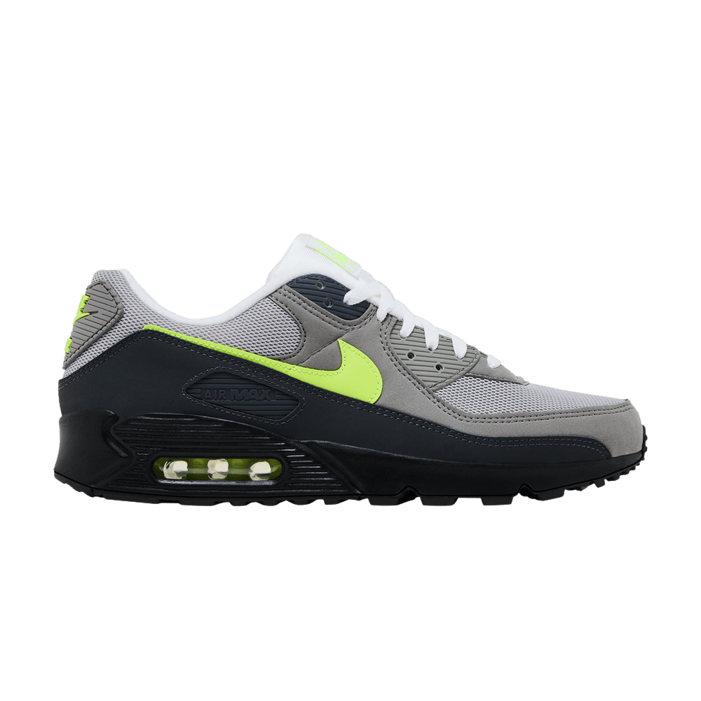 Nike Air Max 90 Neon Zwart Groen Heren Sneaker