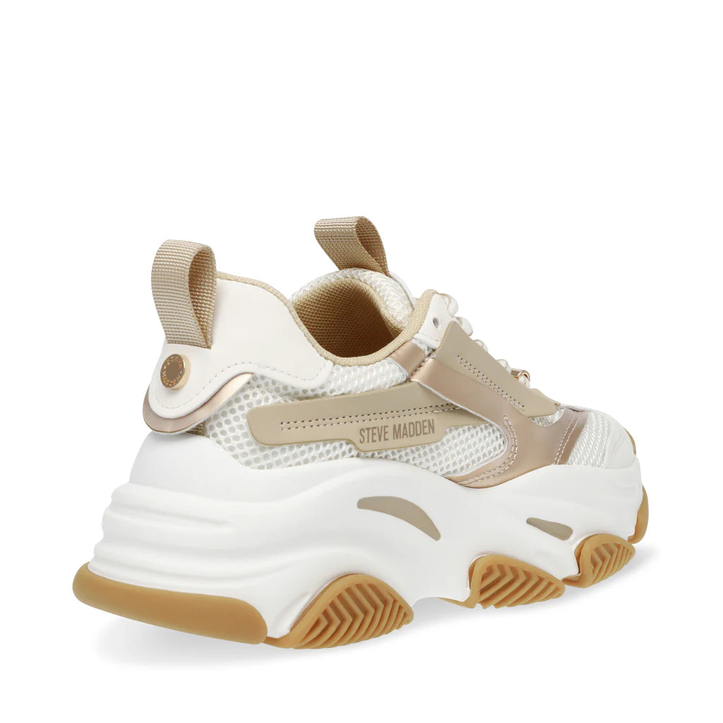 Steve Madden Possession-E Coconut Beige Dames Sneaker