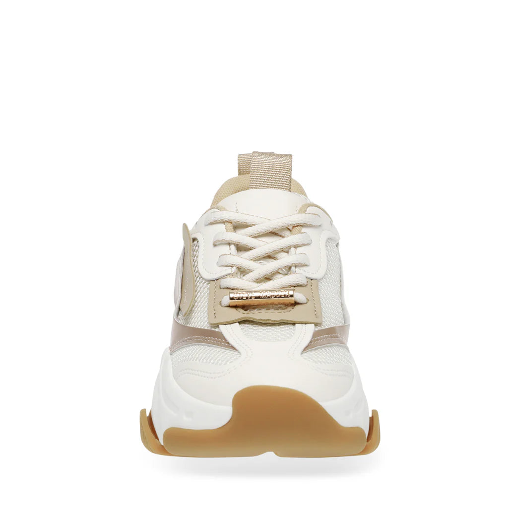 Steve Madden Possession-E Coconut Beige Dames Sneaker
